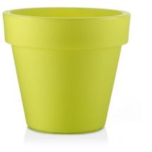 Outdoor Runde Vase 'Standard One Essential' aus Kunstoff für Pflanzen und Blumen -70 cm / Weiss