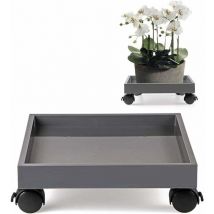 Tonchean - Blumentopfständer Mit Rollen, Pflanzenständer Mit Rollen, Abs-pflanzenuntersetzer, Zum Bewegen Von Blumentöpfen, Terrassenblumenpflanzen, 