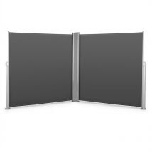 Blumfeldt - Bari Doppio 620 Store latéral 300x200cm chacun - Protection contre les regards, le vent, le soleil , Tube protégé en aluminium , Matériel