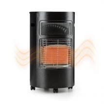 Bonaparte Poêle à gaz brûleur céramique infrarouge Chauffage à gaz 4,2 kW - Noir - Blumfeldt