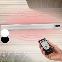 Klarstein Chauffage Electrique à Infrarouge, Chauffage de Jardin 3000W, Télécommande, Minuterie, Affichage led, Chauffage Exterieur Terrasse IP44