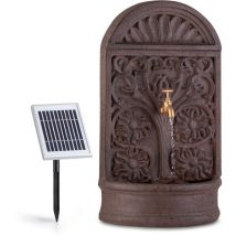 Blumfeldt - Fontaine solaire Blumquell led 5 m de câble panneau solaire pierre artificielle