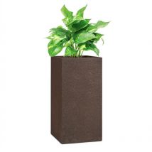 Blumfeldt - Solid Grow Rust Jardinière 40 x 80 x 40 cm Fibrociment couleur rouille
