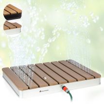 Blumfeldt - Douche Exterieur Piscine, Douches de Jardin Portable, Douche Jardin de 4M, Pomme de Douche Réglable, Douche Extérieur Aluminium, Rince