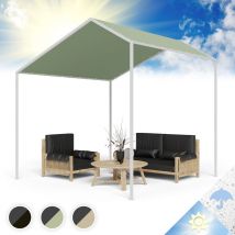 Blumfeldt - Tonnelle de Jardin 3x3m avec Armature en Aluminium, Barnum Pliant, Toile Revêtement Hydrofuge, Pergola Etanche, Tonnelle Extérieur avec