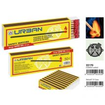 Urban - cerillas fosforos 17 cm caja 50 , Cerillas fósforos 1 cmFabricadas con material de alta calidadIdeal para encender cuando necesita