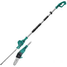 Cortasetos y motosierra a batería con pértiga Vatton 20V