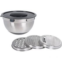 Excellent - ensaladera &43 rallador &43 mezclador 4 piezas , Ensaladera &43 rallador &43 mezclador 4 piezasMultliples para intercambair tipo de