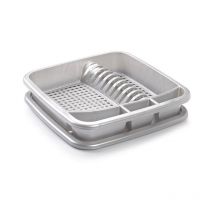 Plasticforte - escurreplatos cuadrado plata , Escurreplatos cuadrado plataFabricado en plástico de alta resistenciaIncluye bandejaColor plataTiene