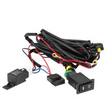 Tonysa 12V universel voiture led antibrouillard interrupteur marche/arrêt faisceau de cblage fusible relais Kit