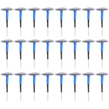 24 pièces voiture moto universel Tubeless pneu crevaison réparation champignon Plug Patch gomme (1) - Tonysa