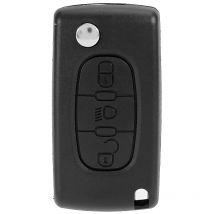 3Button Car Remote Flip Key Fob Case Blade Cover Shell Fit pour Citroen C3 C4 C5 C6 Picasso - Tonysa