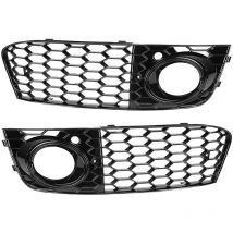 Grille antibrouillard pour Audi A4 B8 2009-2011 (noir) - Tonysa