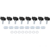 Kit de fixation rapide pour toit rigide avec écrou à vis pour Jeep Wrangler yj tj jk M8 25 mm 1995-2016 - Tonysa