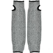 Manchon de Protection pour Bras, Manches Anti-coupures Manchon pour Bras de Sécurité Gants de Ttravail à Manches Lues Résistant aux Coupures pour