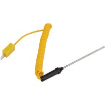 TONYSA Sondes de Capteur de Thermocouple K-Type avec Poignée Isolée pour les Tests de Température(Sonde de température thermocouple)