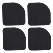 Tapis Anti-Vibrateurs en Caoutchouc Silencieux Pieds Tapis Machine à Laver Anti-Vibration Coussins De Chocs Mat Pieds Machine Anti-dérapant Tapis 4