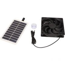 Ventilateur d'extraction de panneau d'énergie solaire 15W élimination des odeurs à économie d'énergie extracteur d'air à énergie solaire Portable