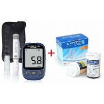 Blutzuckertest-Kit, Diabetes-Blutzuckermessgerät mit 50 Teststreifen
