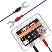 BM200 Bluetooth 4.2 Moniteur de Batterie - Testeur de Batterie de Voiture 12V - Battery Monitor pour les Batteries au Lithium et Plomb-acide - avec