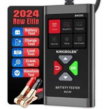 Debuns - BM580 Testeur batterie voiture 12 v, 100-2000 cca Analyseur de batterie de voiture Testeur d'alternateur de voiture Moto atv suv Testeur de