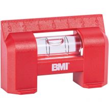 BMI - Livella a bolla tascabile e-level, Lunghezza: 70mm