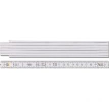 Gliedermaßstab 9072 Länge 2 m Breite 16 mm mm/cm eg iii Buche weiß