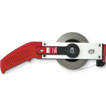 Ruban à étrier ergoline longueur 30 m largeur de bande 13 mm l mm/cm eg ii aluminium blanc mètre-ruban en acier