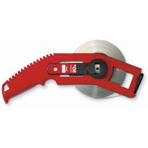 Weißlackiertes Bandmaß, gedruckte Teilung, Breite 13 mm, Länge 30 m - BMI