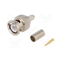 Ninigi - Bnc Male Connector Crimp Cable Rg58 With Bushing Bnc-010-t
