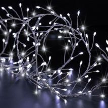 Boa de luz exterior 2,5m 200 led blanco frío + transformador - Feeric lights & christmas