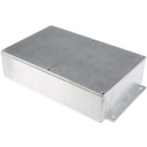 Boîtier Rs Pro en Fonte d'aluminium, 252 x 146.1 x 55.5mm, Argent, Blindé ( Prix pour 1 )