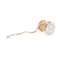 10mt - Filo Yuta - 100 LED a batteria - BIANCO CALDO - Bobina Corda Mercury