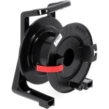 Avvolgicavo Elettrico Nero 70224 – Adam Hall – Lunghezza Cavo: 10m – 4 Prese – 230V