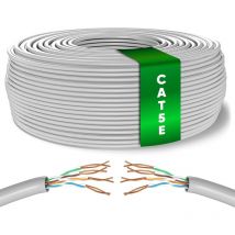 Housecurity - bobina de cable de red 305 metros ethernet utp cat 5E 4X2 awg 24 lan RJ45