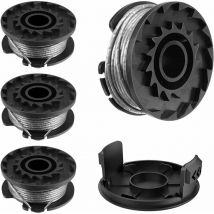 Bobina di filo per parti di ricambio per tagliaerba bosch EasyGrassCut 18 23 26 Art 23 26 (bosch F016800569 / F16800385, 4 pezzi)