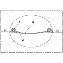 Norres - Tuyau d'aspiration et de soufflage protape pur 301 as d. int. 180 mm d. ext. 188 mm l. 5 m