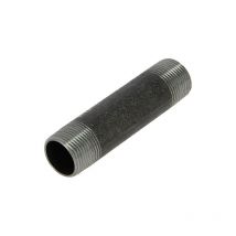 Bobine acier noir longueur 100mm filetage conique Mâle 3/4