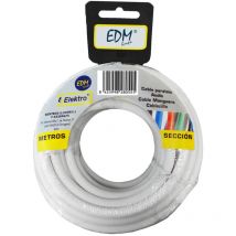 E3/28064 bobine câble audio plat blanc 2X1,5MM 25MTS