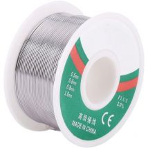 ZVD - Bobine de Fil à Souder sans Plomb - 0.8mm/100g, Colophane Core, Flux de Soudure Étain