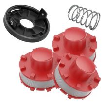 Cyslmuk - Bobines compatibles avec la débroussailleuse Einhell ge-ct 36/30Li e, remplace les bobines de rechange Einhell 3405096 (3 bobines de