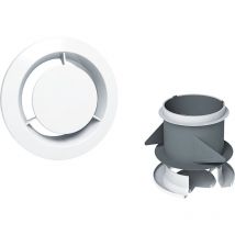 Boca de extracción fija sanitaria de 80 mm de diámetro y manguito chapado