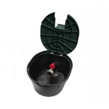 Irrigatore a cassetta in plastica con rubinetto 20x27