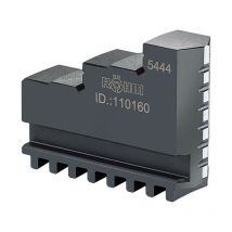 Play of Four DIN6350BB80 mm Röhm Jaws