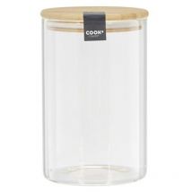 Bocal de rangement aliments en verre 1 litres