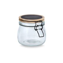 Zeller - Bocal en verre avec fermeture hermétique