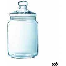 Luminarc - Bocal en verre transparent verre clair 2 l (6 pcs)