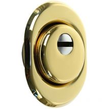 Defender antitrapano regolabile per serrature h.14/25 mm - ø mm. 50 ottone -