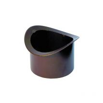 Bocchello in pvc marrone per gronda tipo 'milano' : Diametro - 80