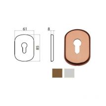 Bocchetta Ghibli Alluminio argentato 62X86 Yale